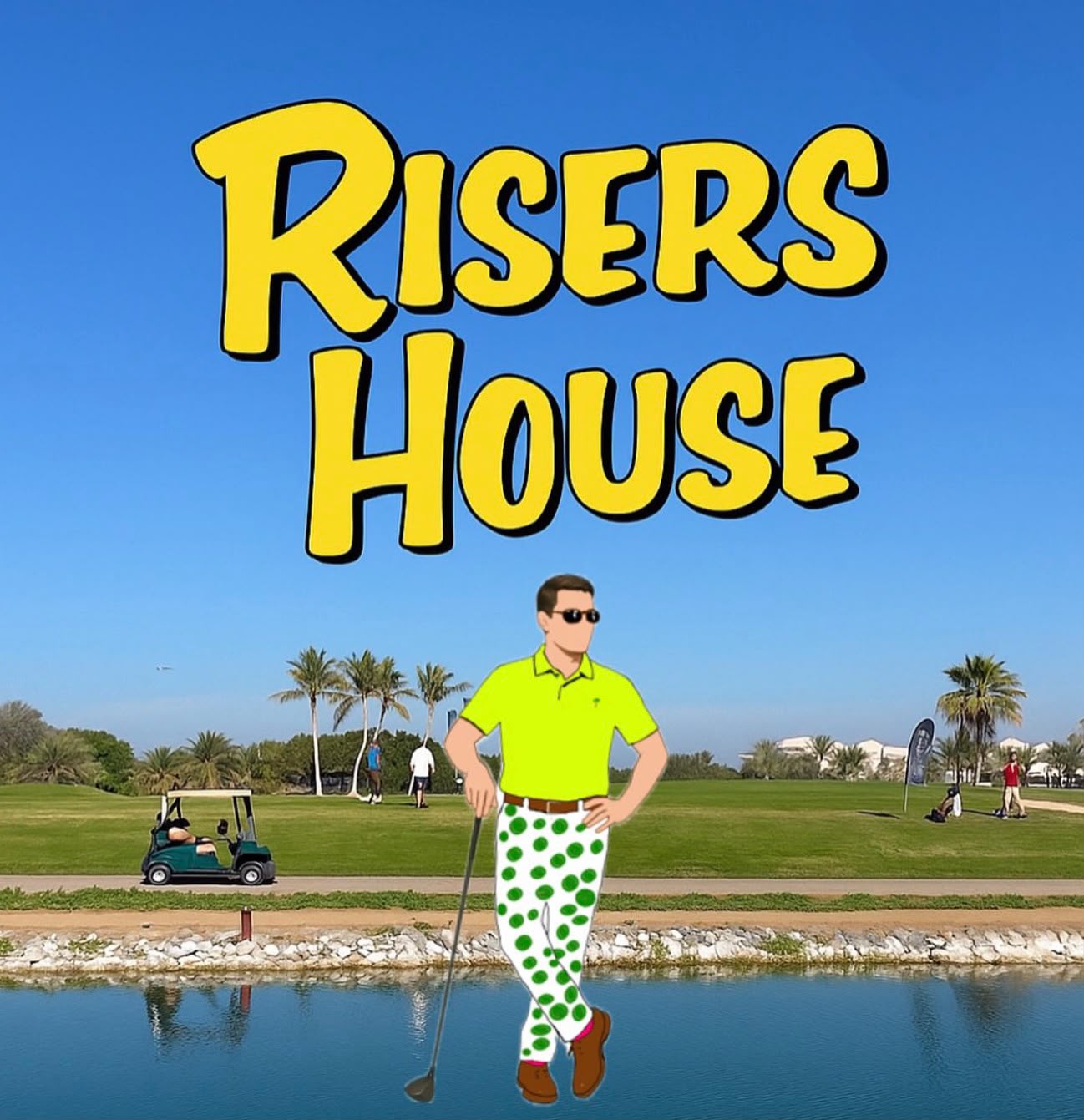 Risers House golfer on a golf course